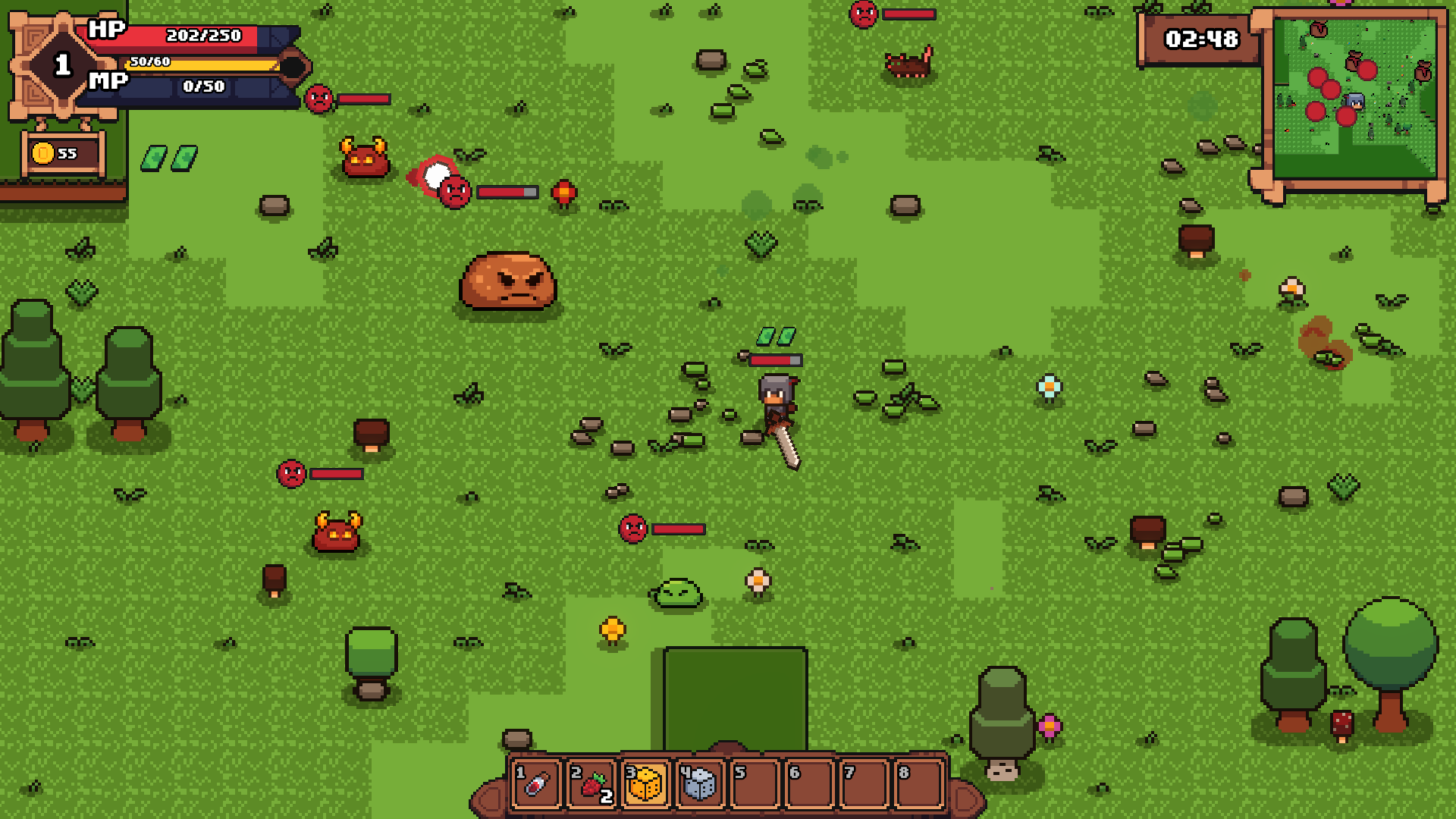 screenshot of the first world